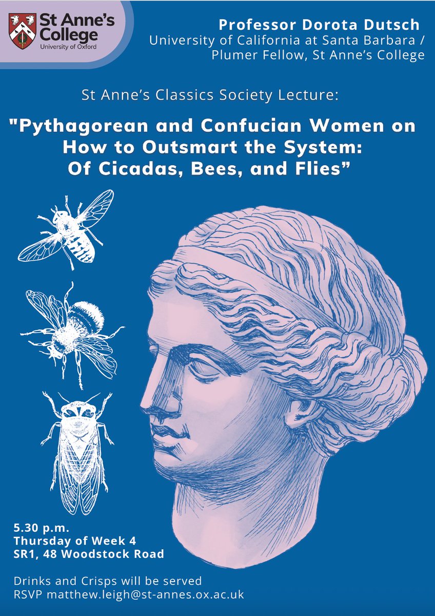 Many thanks to Emily Perkins in the St Anne's Development Office for designing this wonderful poster. Not so long ago Emily was a terrific Exeter College Classics student coming to Prof. Leigh's Neronian Literature seminars.