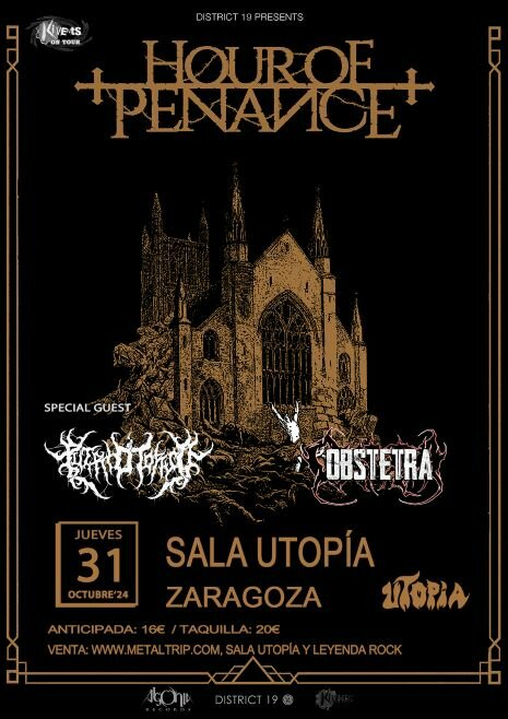 Discos Metal Extremo: Death Metal & Black Metal (@discosdeath) on Twitter photo 🔥Mañana los italianos Hour of Penance (Technical/Brutal Death Metal) <a href="/HourofPenance/">Hour of Penance</a> demolerán Zaragoza, acompañados de los brutales Putrid Torso (Brutal #deathmetal) <a href="/PutridTorso/">Putrid Torso</a> y Obstetra (Grindcore). Una noche extrema de lujo. Allí estaré. ⛓️😈👊 🔥Mañana los italianos Hour of Penance (Technical/Brutal Death Metal) <a href="/HourofPenance/">Hour of Penance</a> demolerán Zaragoza, acompañados de los brutales Putrid Torso (Brutal #deathmetal) <a href="/PutridTorso/">Putrid Torso</a> y Obstetra (Grindcore). Una noche extrema de lujo. Allí estaré. ⛓️😈👊