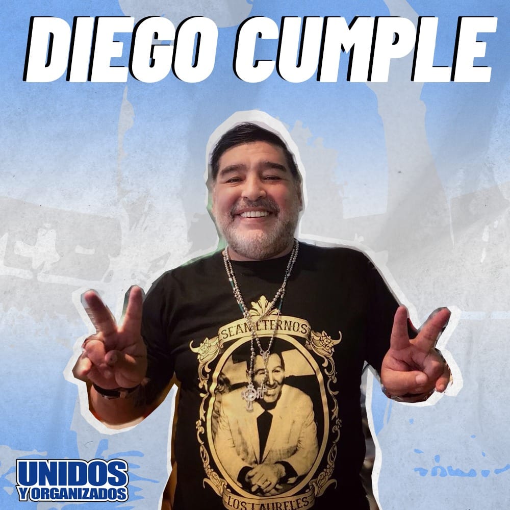El que siempre cumplió, cumplirá eternamente...⁣
⁣
🔟 Diego Armando Maradona
➡️ DNI 14.276.579
🇦🇷 Argentino
✌🏻 Peronista
⁣
#DiegoCumple⁣
#DiegoEterno