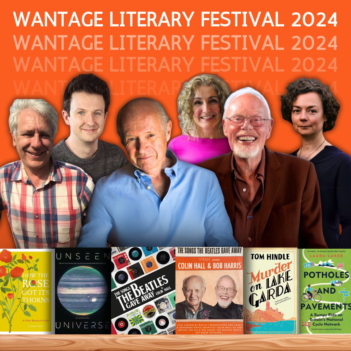 The Beacon, Wantage (@beaconwantage) on Twitter photo Day 3 of <a href="/wantagelitfest/">Wantage Literary Festival</a> promises mystery, discovery, and iconic stories! Here’s what’s on:
🕵️ Tom Hindle at 10am
🌱 Dr. Andrew Ormerod at 12pm
🚴 Laura Laker at 2pm
🔭 Dr. Caroline Harper at 4pm
🎸 Bob Harris and Colin Hall at 7.30pm
beaconwantage.co.uk/events/wantage… Day 3 of <a href="/wantagelitfest/">Wantage Literary Festival</a> promises mystery, discovery, and iconic stories! Here’s what’s on:
🕵️ Tom Hindle at 10am
🌱 Dr. Andrew Ormerod at 12pm
🚴 Laura Laker at 2pm
🔭 Dr. Caroline Harper at 4pm
🎸 Bob Harris and Colin Hall at 7.30pm
beaconwantage.co.uk/events/wantage…