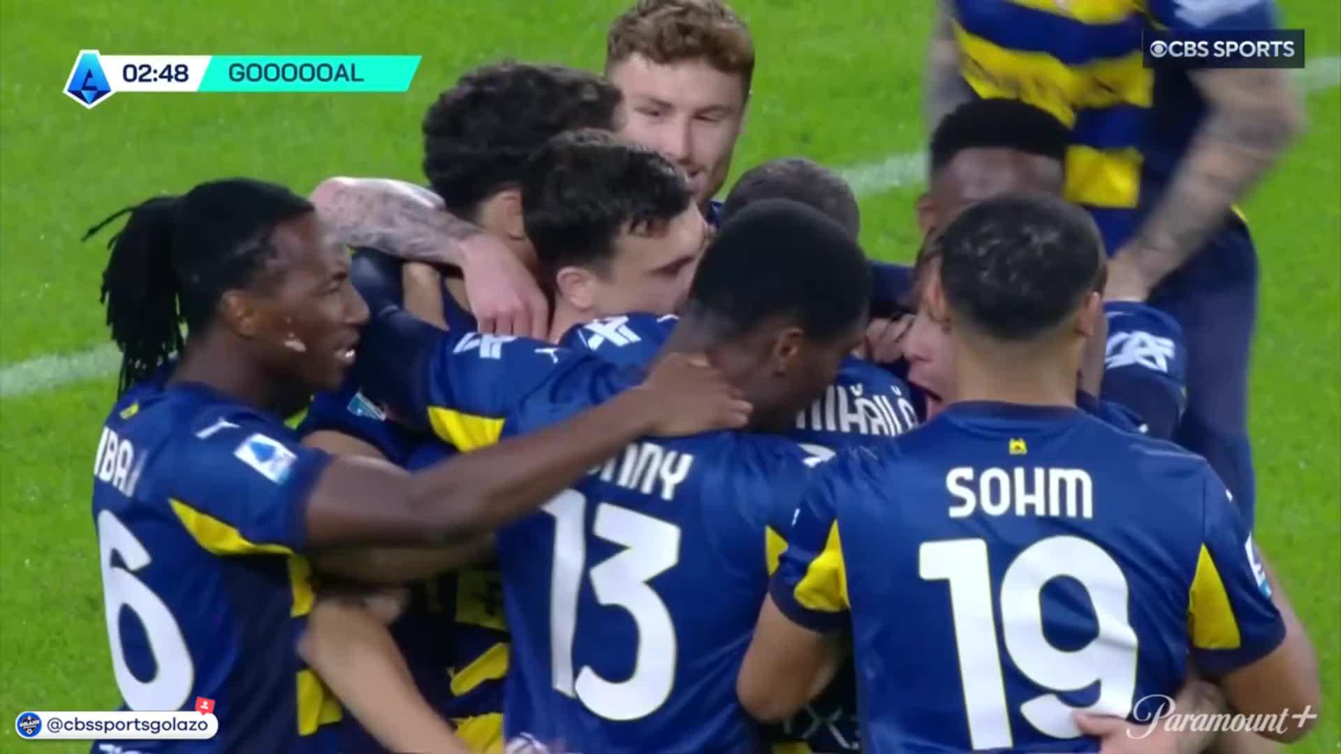 Juve are stunned early at the Allianz Stadium 👀Enrico Del Prato puts Parma ahead inside three minutes! 💥