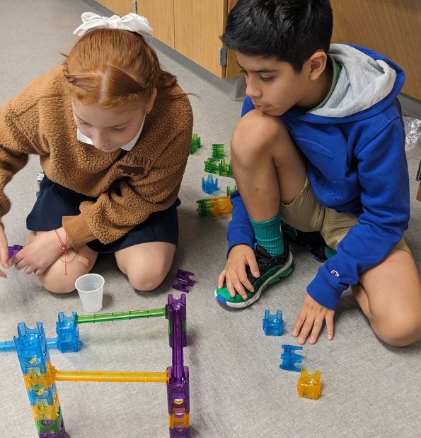 Thank you to Ms. Galbreath for a great day of exploration, experimentation, and teamwork with cantilevers through the Q-BA-MAZE activity.