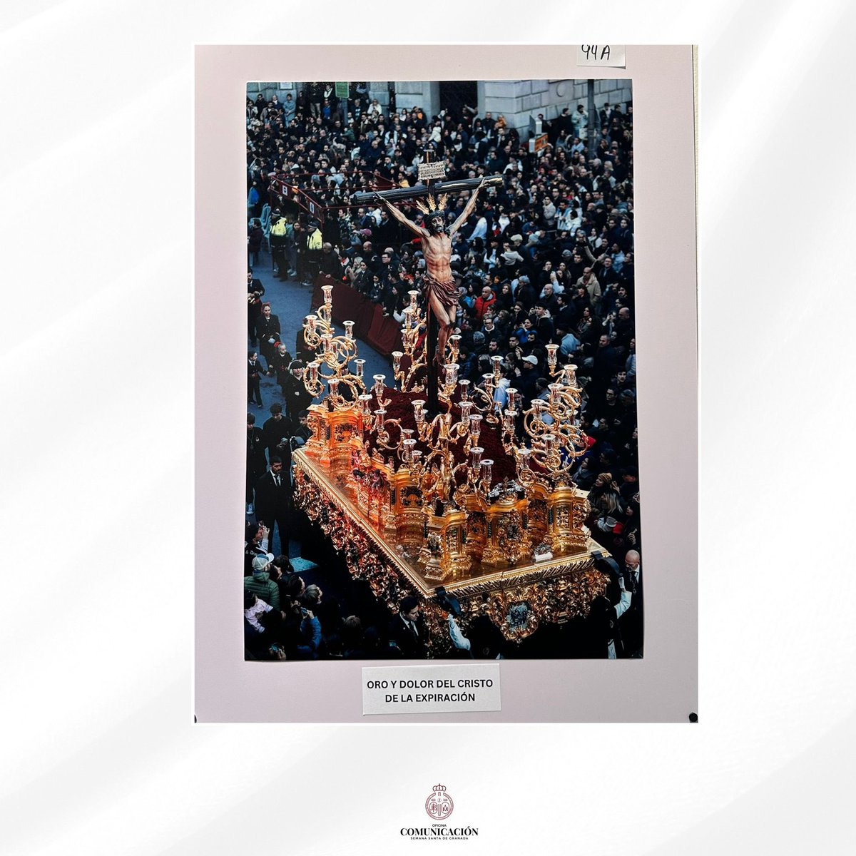 Fedcofrgr's tweet photo. SECCIÓN A

PRIMER PREMIO
Fotografía Nº. 94 A con 7 Puntos
Lema: “ Oro y dolor del Cristo de la Expiración”.
Autor D. Javier Palenzuela https://t.co/Pn0hfemBGX
