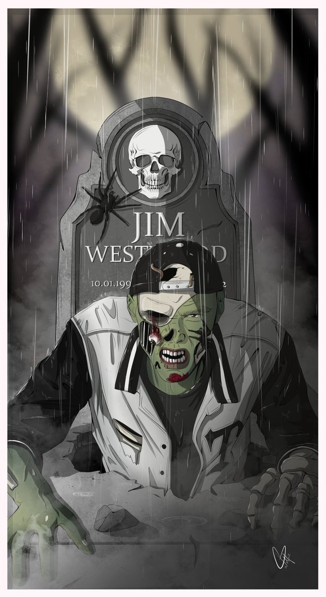 💀🧟‍♂️ Il semblerait qu’il y ait du mouvement au jardin zen. 
Jim Westwood
🎨: <a href="/YOBfr/">Yob</a> 

#21JumpClick #fanart #digital #art #GTA