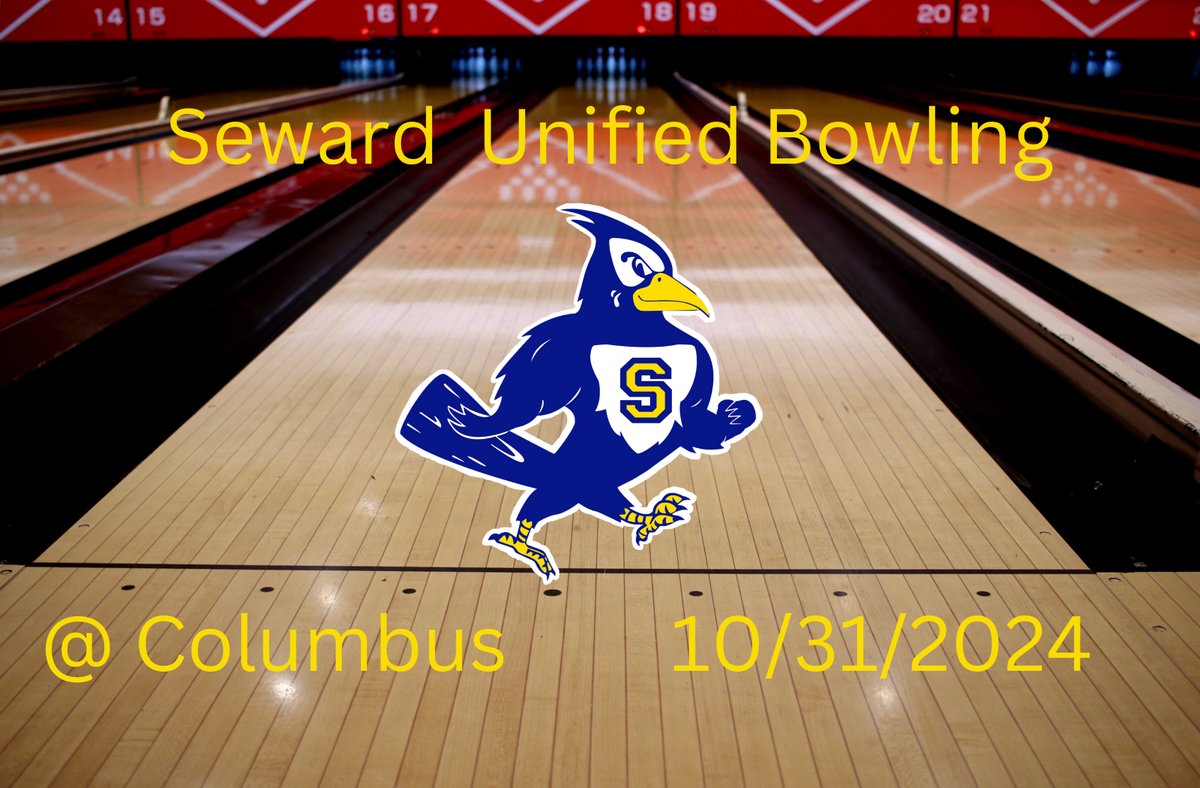 Unified Bowling will have a Varsity Dual at Columbus tomorrow (Thursday, Oct 31st) at 10:00am.  Good Luck, Jays!  #sewardjays