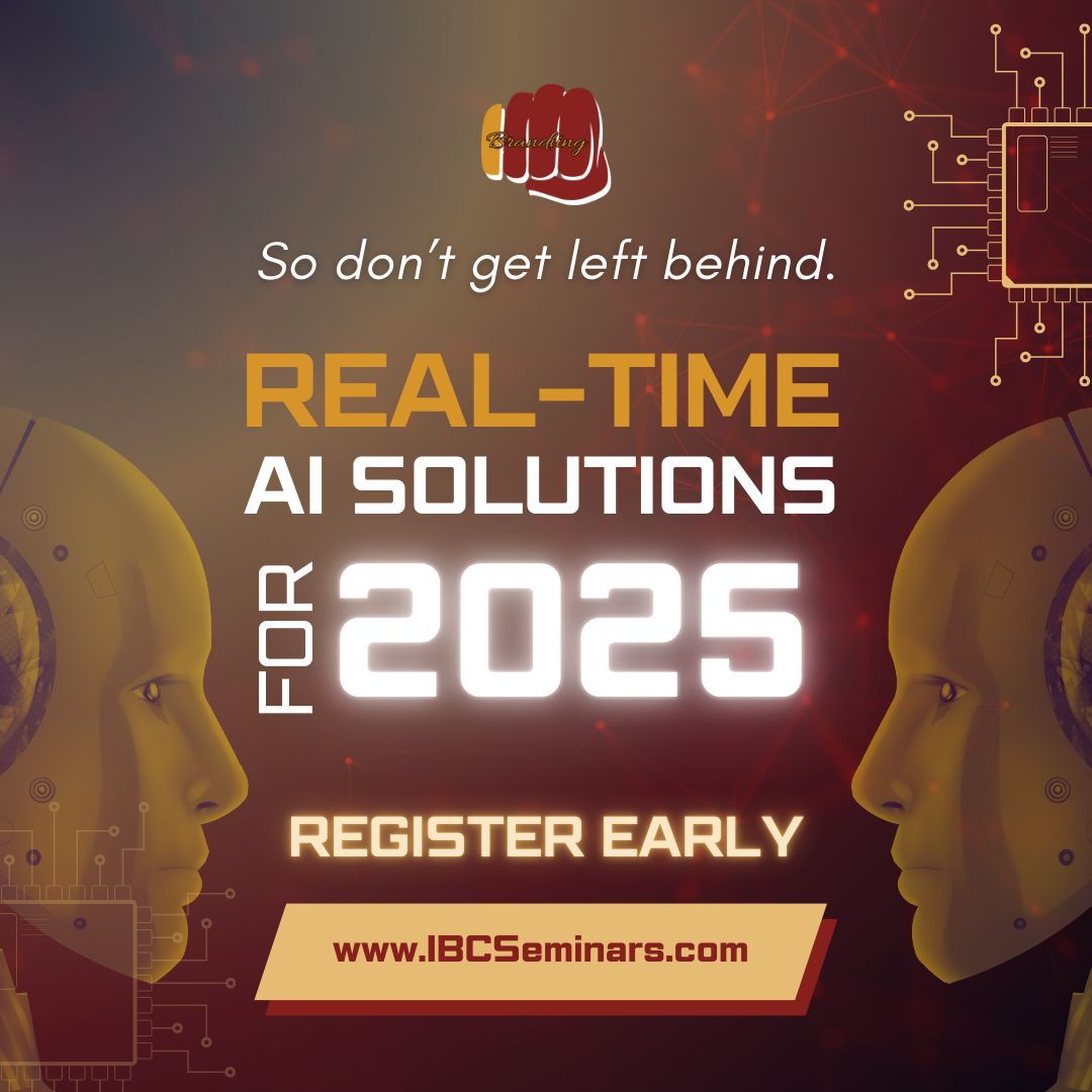 What's your scary story? For us, it's getting LEFT BEHIND. 😱 

Stay ahead and don't get left behind. 👻 

Register for our Real-Time AI Solutions for 2025 Virtual Seminar. 📆 Happening on November 20th.

📌 IBCSeminars.com

#RealTimeAISolutions #AI #IBCWorks #Event