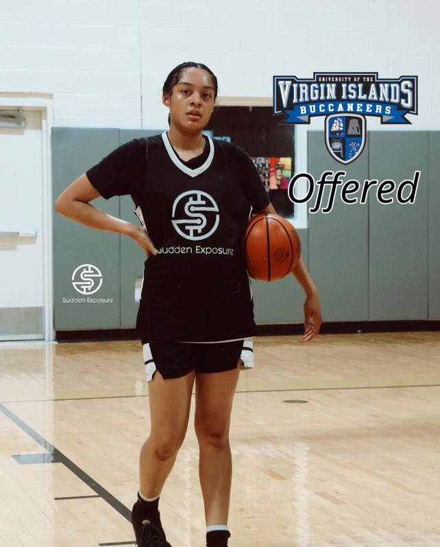 rayg1410's tweet photo. 🚨Sudden Exposure Player Service🚨

Congratulations‼️

25’ Isabella King (@BellaMKing8607) 6’0
Wing from The Colony HS (TX)  has received an offer from University of Virgin Islands 
(@UVI_Athletics)

We’re here to service “ALL” your recruiting needs‼️

#SuddenExposure https://t.co/RvAbP59GJp
