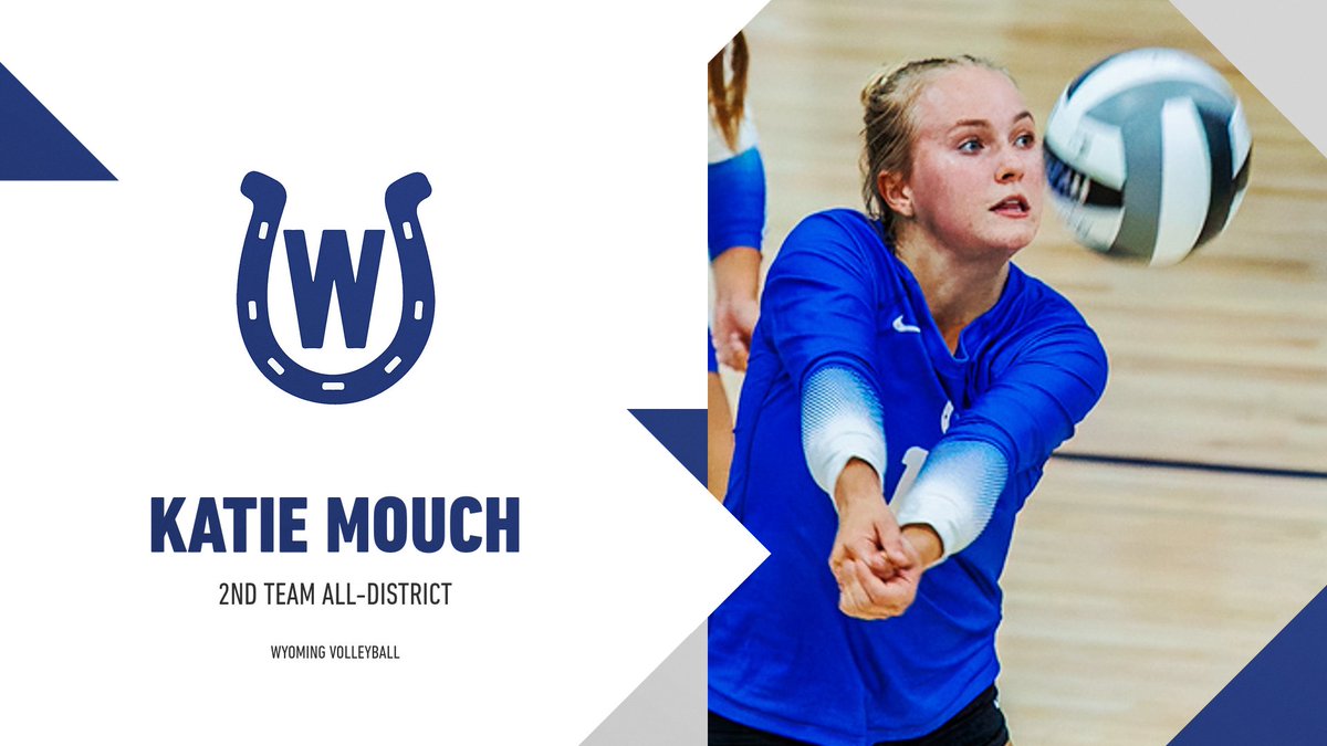 Congratulations to Katie Mouch on receiving 2nd Team All-District honors #OnWyoming