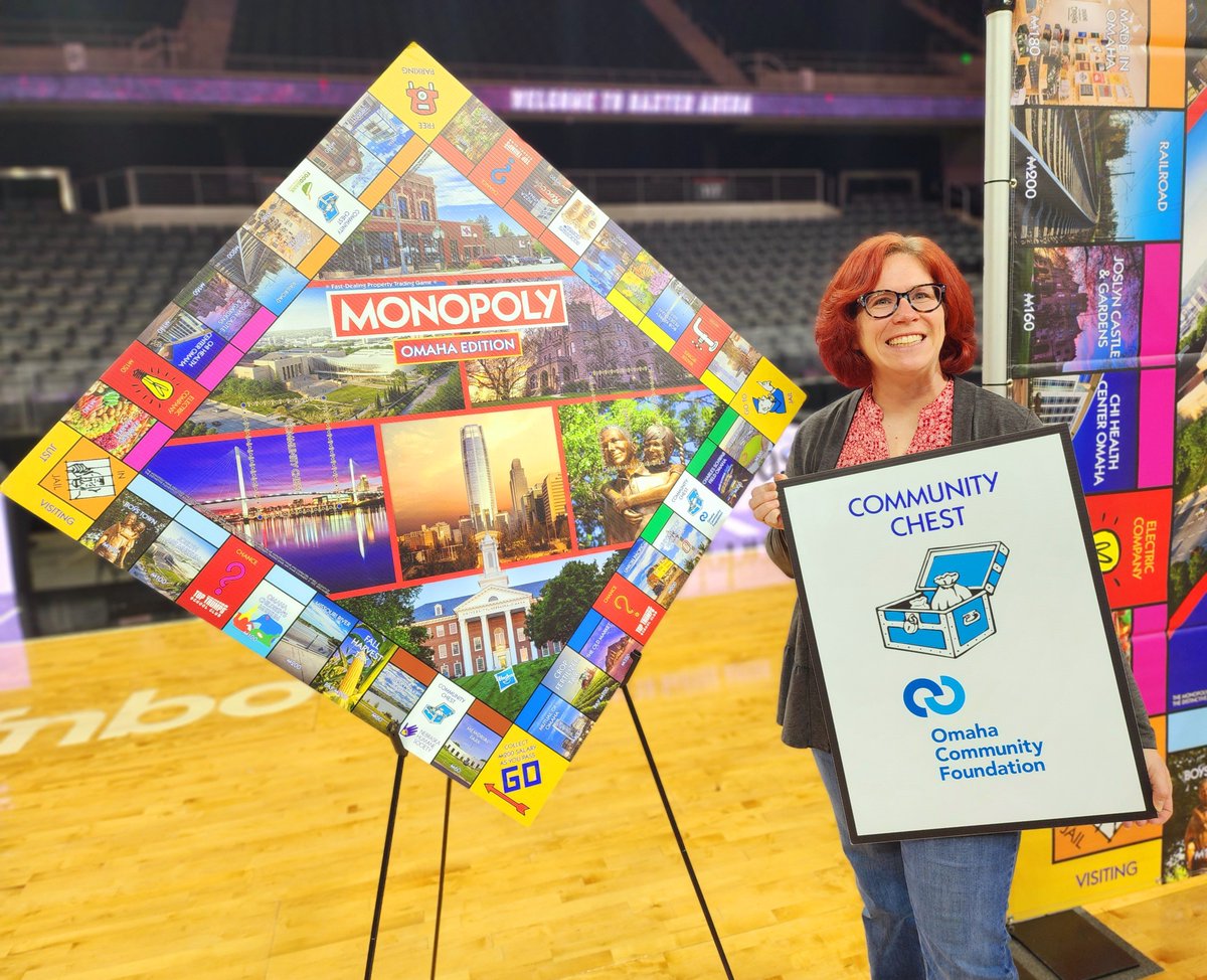 Omaha Community Foundation (@omahafoundation) on Twitter photo Exciting news! The new #Omaha Edition of #Monopoly officially launched today at UNO's Baxter Arena, and we’re thrilled to share that OCF is one of three nonprofits featured on the board with the <a href="/NEHumaneSociety/">Nebraska Humane Society</a> and <a href="/Food4Heartland/">Food Bank for the Heartland</a>. Exciting news! The new #Omaha Edition of #Monopoly officially launched today at UNO's Baxter Arena, and we’re thrilled to share that OCF is one of three nonprofits featured on the board with the <a href="/NEHumaneSociety/">Nebraska Humane Society</a> and <a href="/Food4Heartland/">Food Bank for the Heartland</a>.
