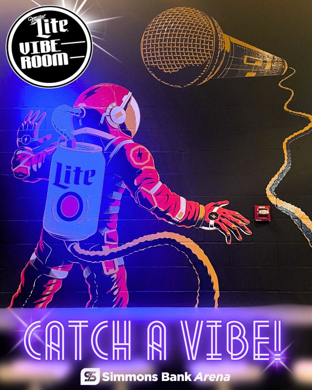 Simmons Bank Arena on X: “💜 Come catch a 𝓋𝒾𝒷𝑒 with us this