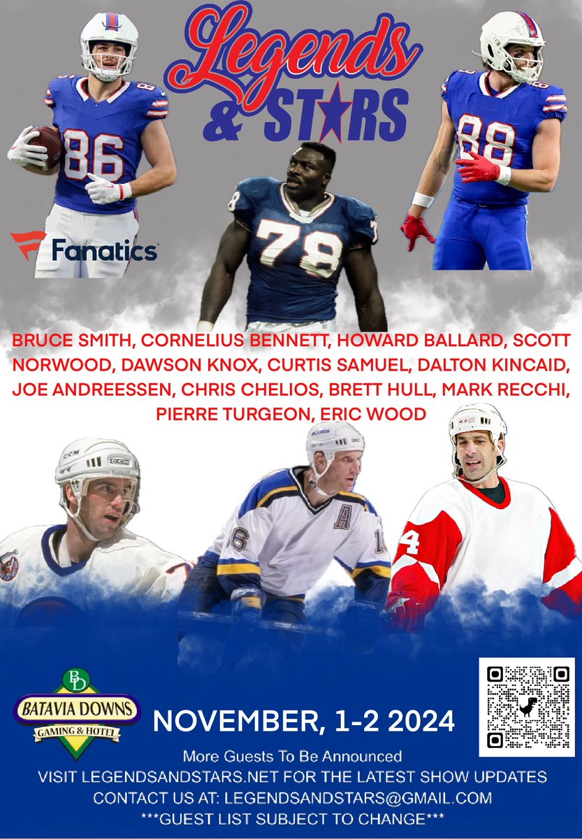 Last call to get your presale autograph/photo op tickets for the next Batavia Sports Card Expo <a href="/BataviaDowns/">Batavia Downs Gaming & Hotel</a>.  Presale ends at 5pm today so get your last minute tix now. Tickets for all guests will still be available for purchase during show hours.