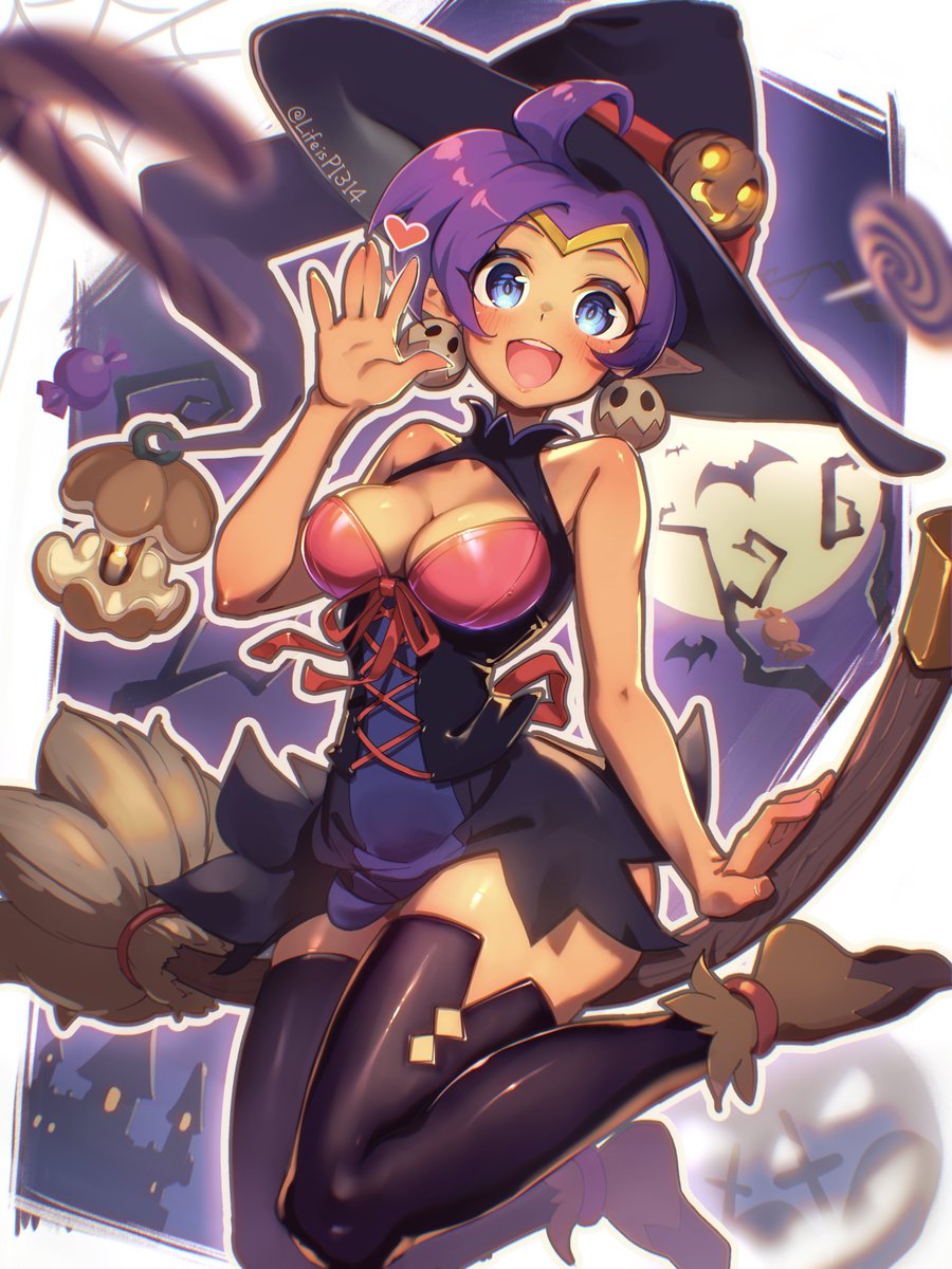 Happy Halloween!🎃🦇🍭
#Shantae