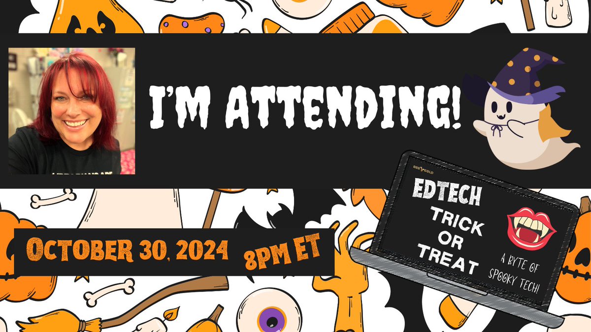 👻 Who’s got tricks? Who’s got treats? 🎃 Come find out at our EdTech Trick or Treat event on October 30th at 8 PM ET! 🍭 tinyurl.com/EdtechTOTRegis… #BEEGOLD <a href="/NCSLMA/">NCSLMA</a> <a href="/NCReadingAssoc/">NCRA</a> <a href="/aasl/">AASL</a> <a href="/ISTEofficial/">ISTE</a> <a href="/ncdpiDTL/">NCDPI DTL</a>