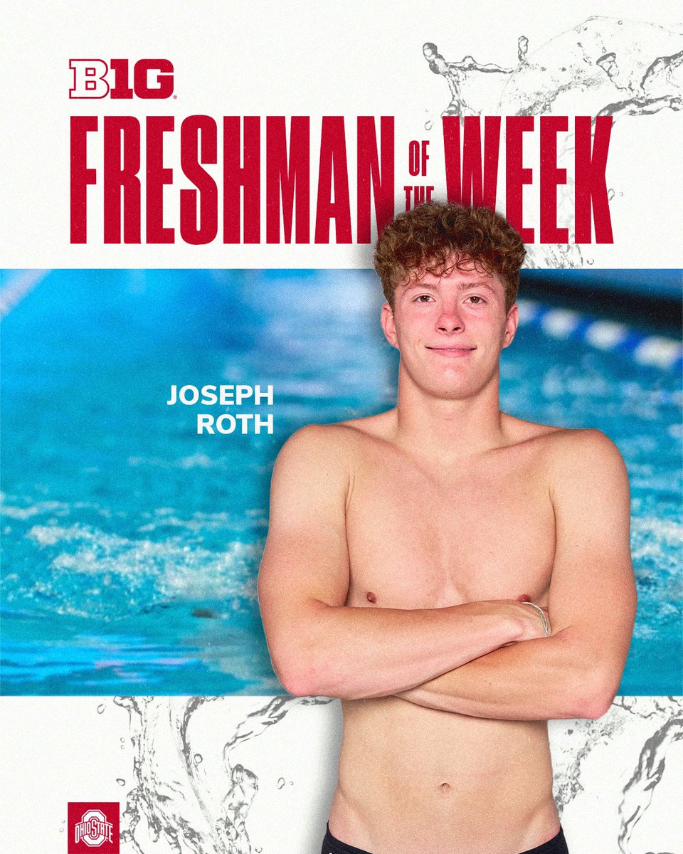 Kylie Flory and Joseph Roth have both earned Big Ten weekly awards for the first time in their careers‼️

#GoBucks