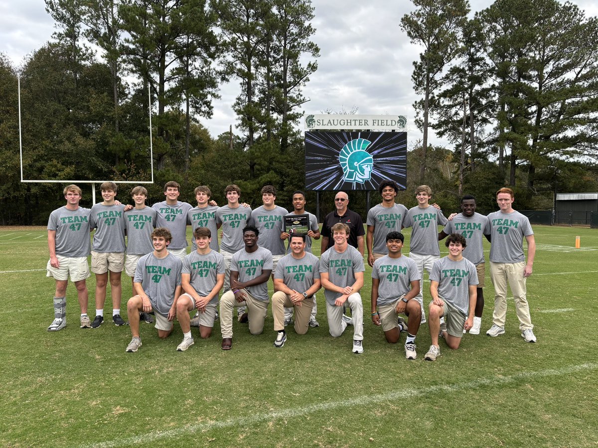 SpartanAthletic's tweet photo. Congratulations to the @AthensAcademyFB team for being named the @GHSFdaily Team of the Week! 
Proud of the players and coaches for earning the @officialghsa Region 8ADI Championship and a 10-0 record! 
#NoPlaceLikeTheA
@ABHpreps @OconeeSports https://t.co/S5bbOaYnYj