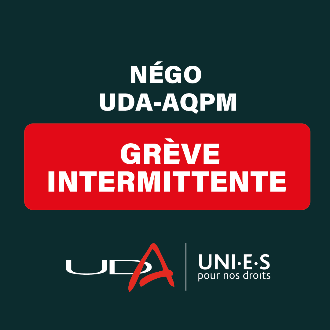 Ce matin, l’AQPM a répondu de manière bien décevante à l’offre globale que nous leur avions déposée. L’équipe de l’UDA a donc interrompu les plateaux de "Mr Big" et "Alertes" aujourd’hui avec l’intention que notre message soit entendu.
À lire : tr.ee/koZg8DpwyU