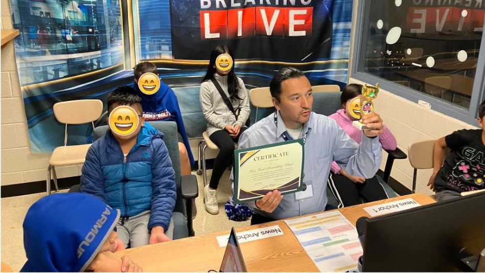 Giancarlo Rodriguez (@sert_g_rod) on Twitter photo The Emmy for best Student Morning Show goes to...
Pine Crest ES. Had a wonderful time presenting <a href="/PCESPrincipal/">Jamila Denney</a> the <a href="/MAEOE_MD/">MAEOE</a> MD Green School Program Award & <a href="/MyGreenMC/">Montgomery County Dept of Environmental Protection</a> Anacostia Litter Reduction Campaign certificate/trophy on the morning announcements. tinyurl.com/529w9e67 The Emmy for best Student Morning Show goes to...
Pine Crest ES. Had a wonderful time presenting <a href="/PCESPrincipal/">Jamila Denney</a> the <a href="/MAEOE_MD/">MAEOE</a> MD Green School Program Award & <a href="/MyGreenMC/">Montgomery County Dept of Environmental Protection</a> Anacostia Litter Reduction Campaign certificate/trophy on the morning announcements. tinyurl.com/529w9e67