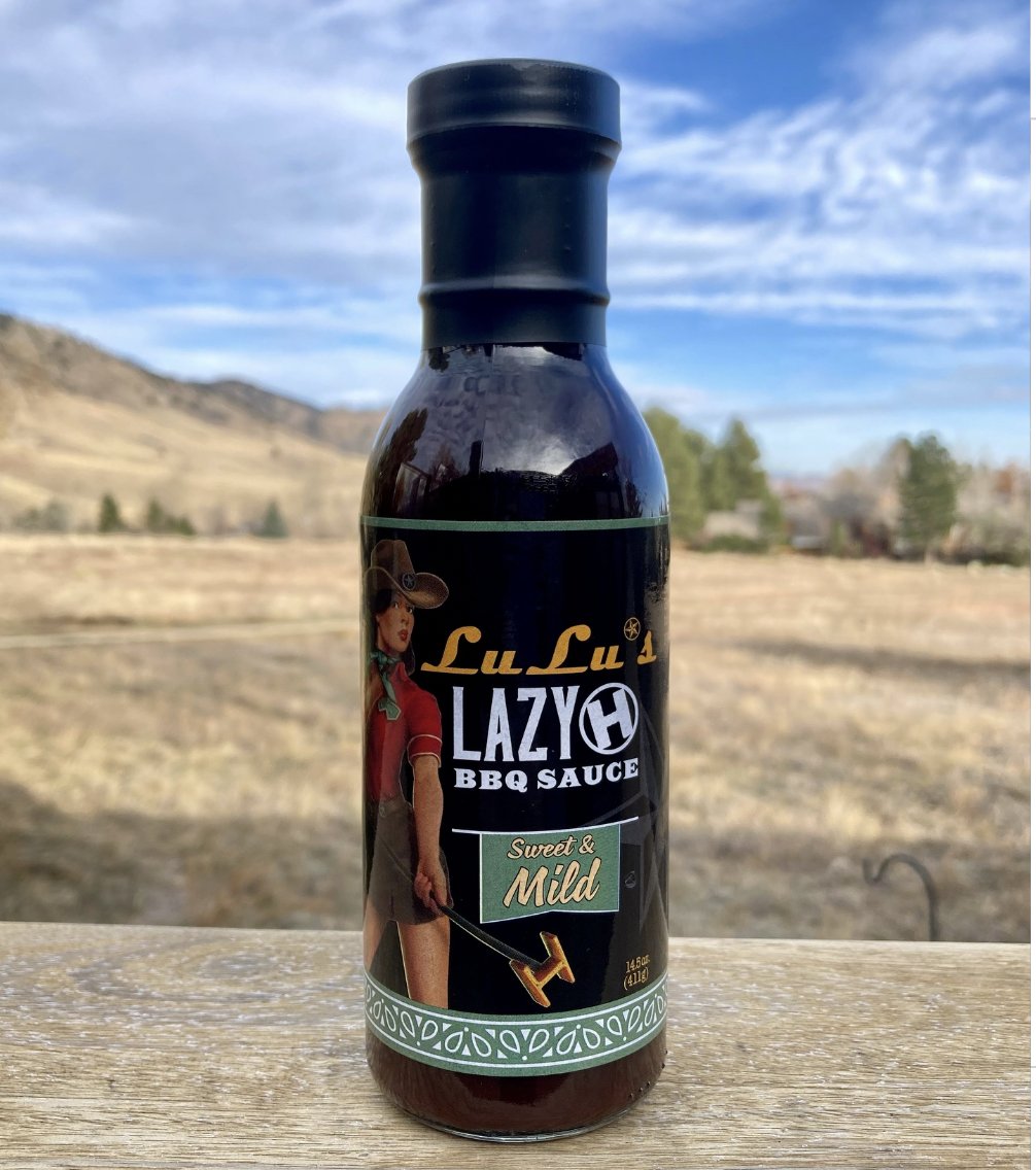 LuLu’s Lazy H Sweet &amp; Mild BBQ Sauce is a family recipe we are so glad we get to share with you and a must have for your kitchen! It’s perfect for adding delicious flavor to your beef, chicken, pork, tofu and more. Pick up a bottle on your next visit to LuLu’s. #lulusbbq #BBQ