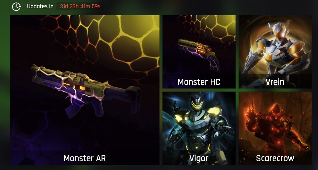The new storefront is live with Halloween skins!