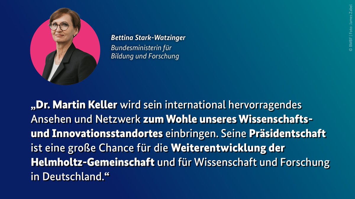 Wir gratulieren Martin Keller zu seiner Wahl zum neuen Präsidenten der #Helmholtz-Gemeinschaft! <a href="/helmholtz_de/">Helmholtz</a>