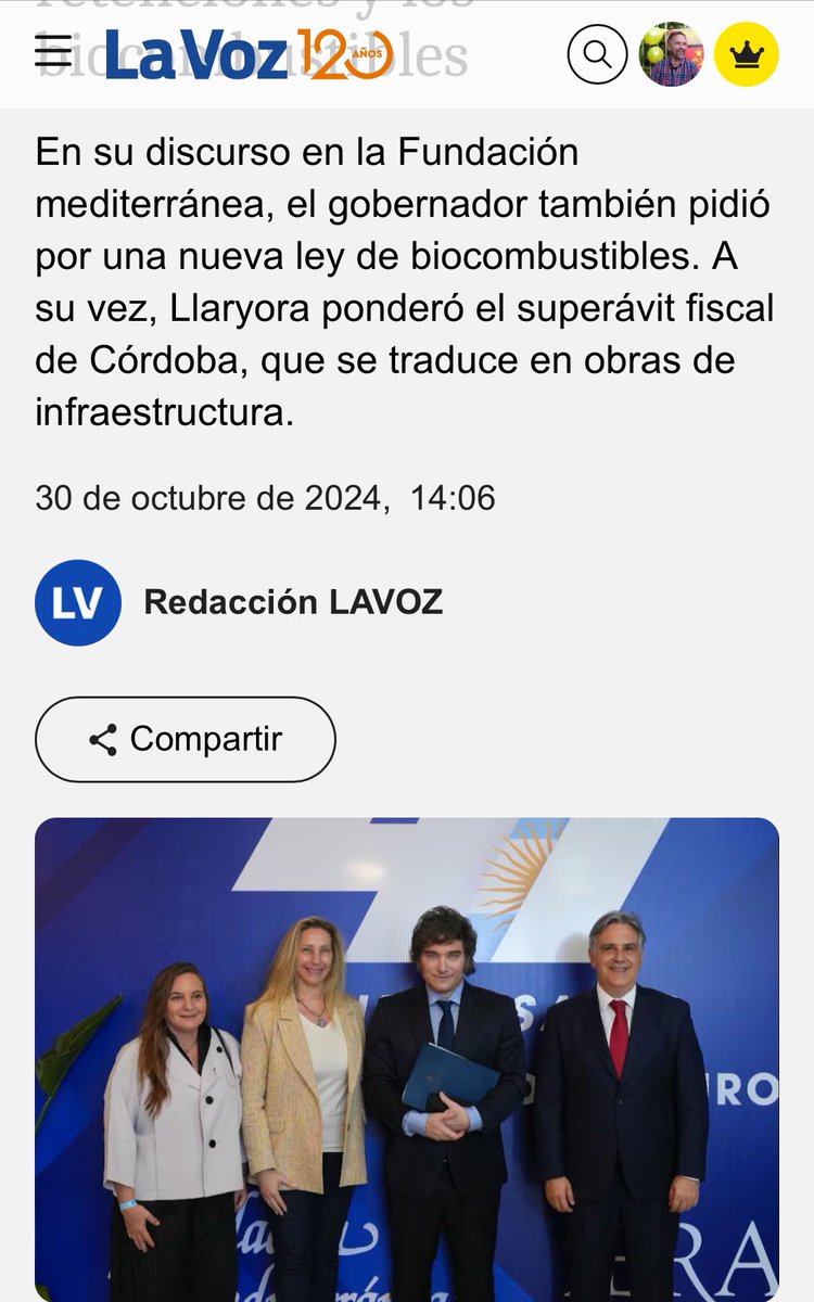 Cuando Lxs Comunistas decimos que es la Mediterránea la Usina ideológica del Establishment cordobés … es por estas cosas… <a href="/MartinLlaryora/">Martín Llaryora</a> donde quedó eso de Pituquitos?
A Uno por anarcocapitalista y el otro por funcional …
Ni duda cabe a quienes hay que derrotar!