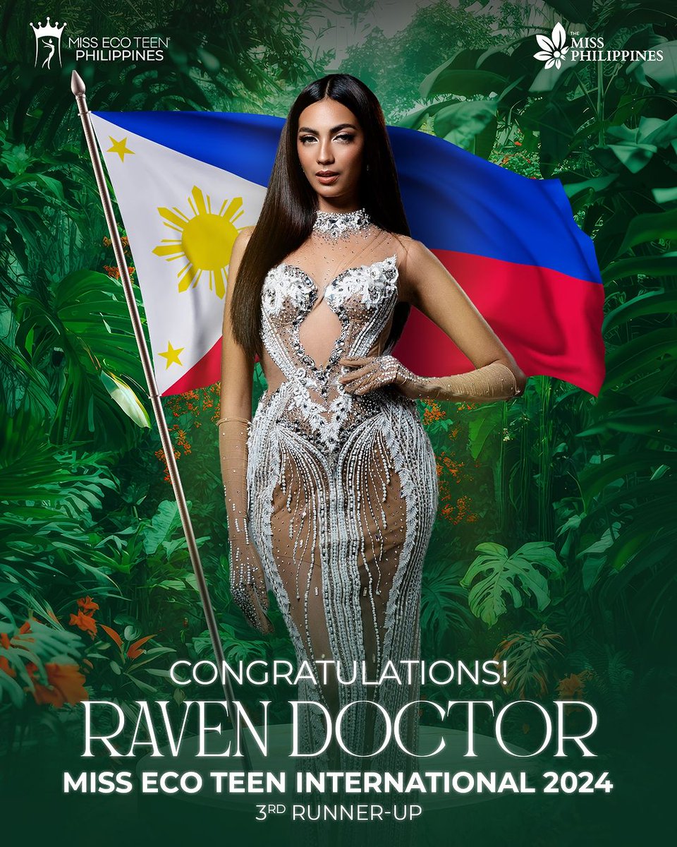 Dainsleif_10's tweet photo. Congratulations Raven Doctor for bagging Miss Eco Teen International 3rd RUNNER UP and Miss ECO TEEN ASIA 2024. We are so proud of you. 🇵🇭🥹
#RavenDoctor #MissEcoTeenPhilippines2024 #MissEcoTeen #MissEcoTeen2024 #missecoteeninternational #TheMissPhilippines https://t.co/8kNawhBPdB