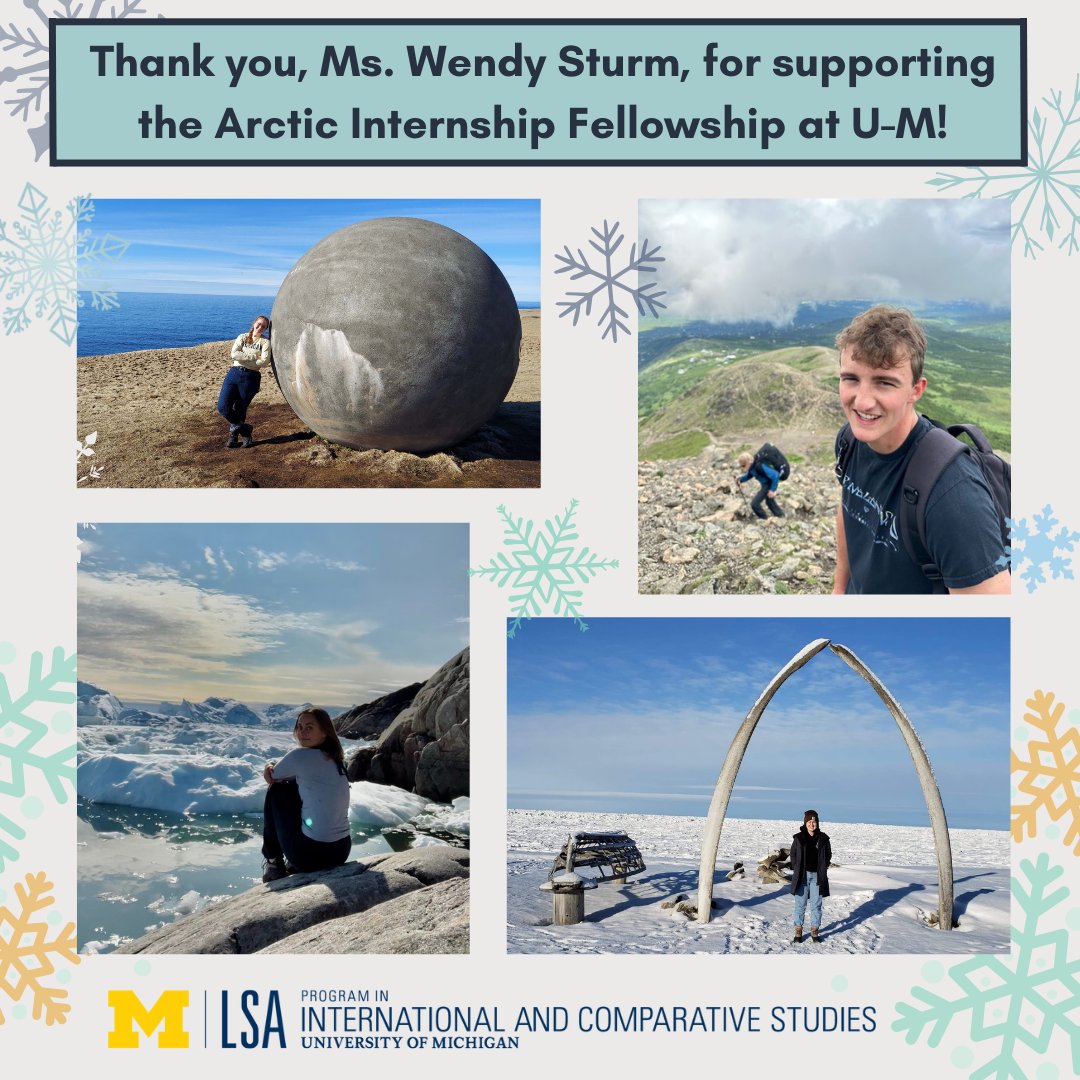 PICS is so thankful to have received a generous gift from Wendy Sturm to the Arctic Internship Fellowship fund. Ms. Sturm donated in memory of her family friend, Dr. David Scott, who sadly passed away last year. Read more @ myumi.ch/W5nXV