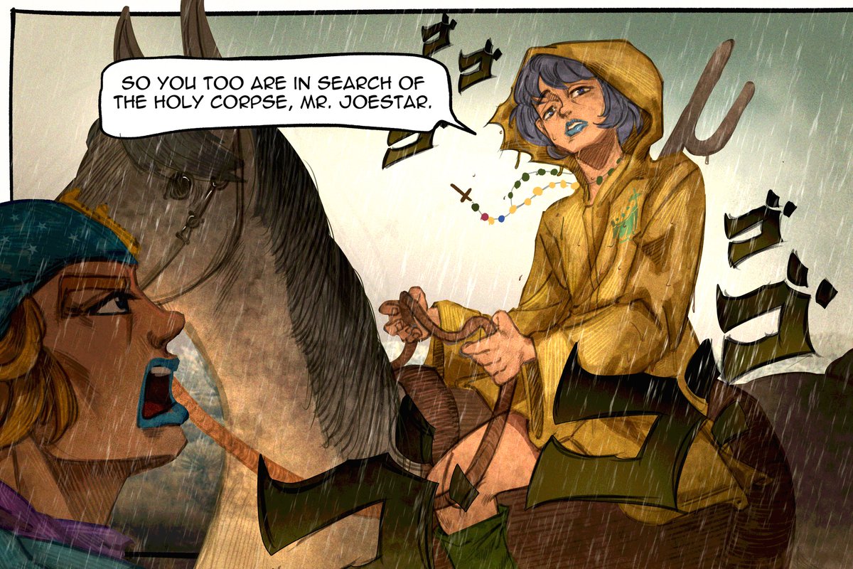 Luce joined the Steel Ball Run????