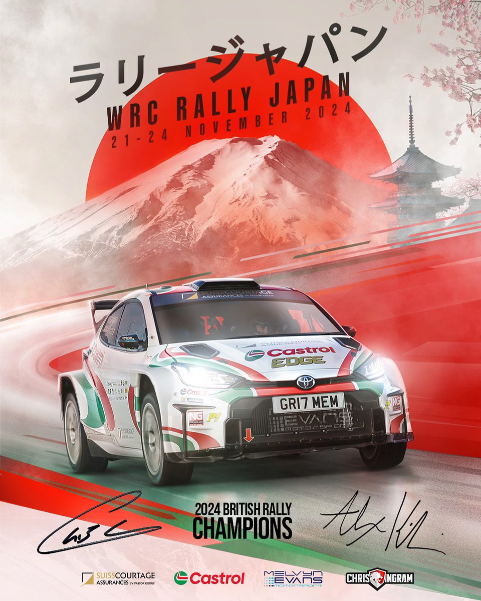 🇯🇵 クリス・イングラムのカストロール・ヤリスの素晴らしいグラフィック！

🇬🇧 Amazing graphic for Chris Ingram's Castrol Yaris!

<a href="/ChrisIngramGB/">Chris Ingram</a> | <a href="/Castrol/">Castrol</a> | <a href="/tgrwrt_rally2/">TGR-WRT Customer Racing</a> | <a href="/nickygrist/">Nicky Grist</a> | <a href="/WRC_RallyJapan/">フォーラムエイト・ラリージャパン</a> | <a href="/OfficialWRC/">FIA World Rally Championship</a> | <a href="/officialWRC_JP/">WRC - FIA世界ラリー選手権公式🇯🇵</a> | <a href="/castrol_jp/">カストロール</a> 

🖌️ Lou&amp;Co