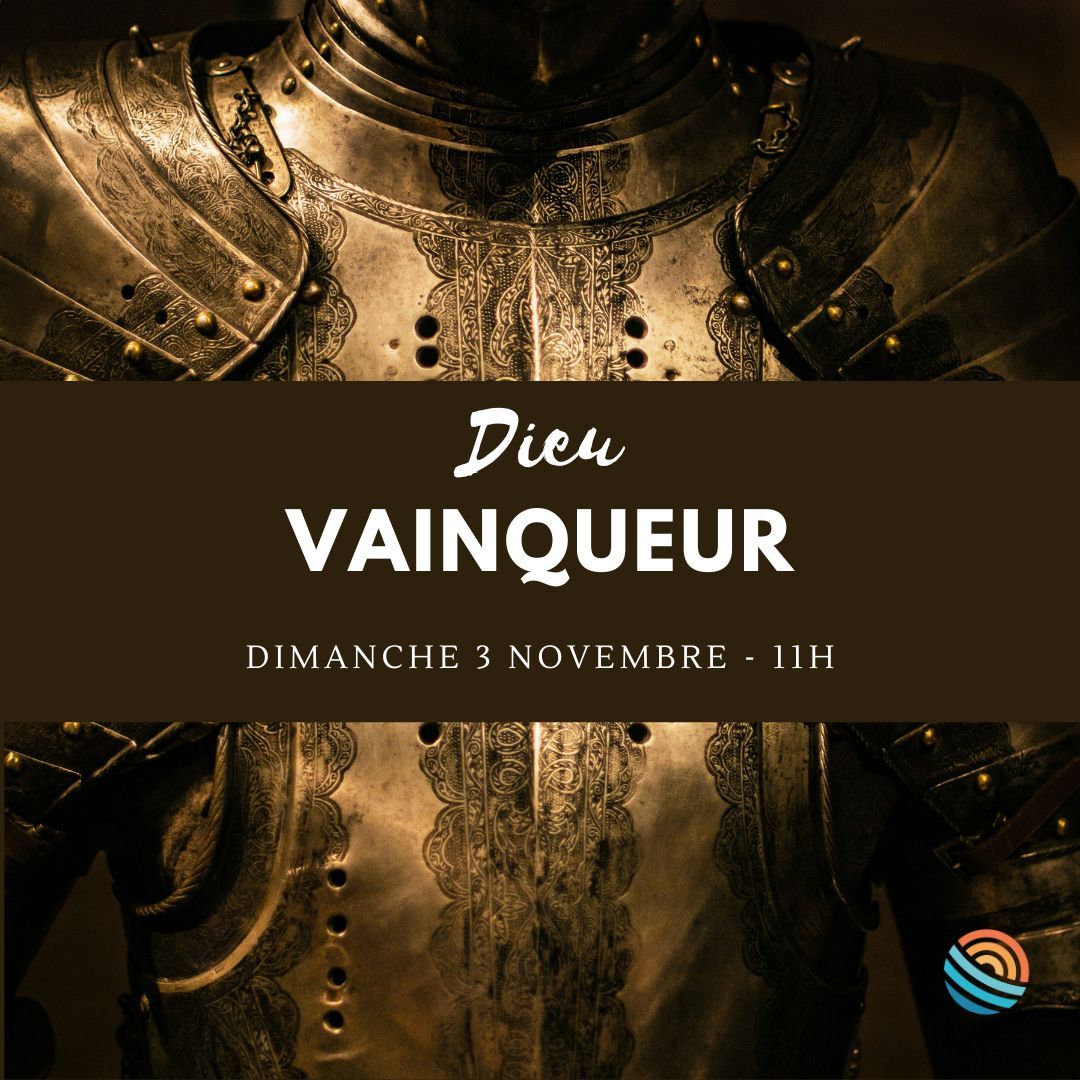 Ce dimanche, on continue notre série de messages sur les visages de Dieu pour le découvrir comme vainqueur...
Pour en savoir plus, rdv à 11h à la maison des associations 😊