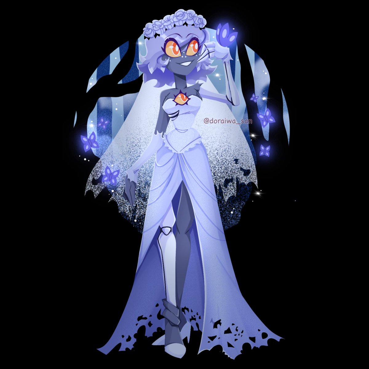 Emily Fallen Angel AU ] Emily cosplays Emily