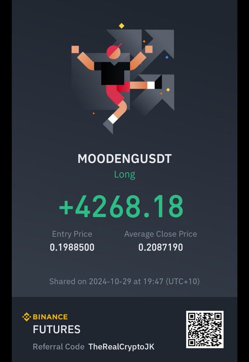 Got a small bag on $MOODENG 2 days ago. Let's see those loyal ninjas' support and I'll be giving out $500 to one random.🥷

Drop your TRC20, repost this.🎁

#Crypto