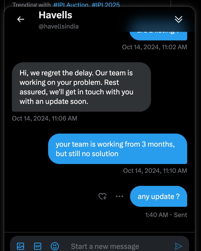 surinder83singh's tweet photo. @havellsindia is waste of money so stay away from it. https://t.co/cewLn38pFO
