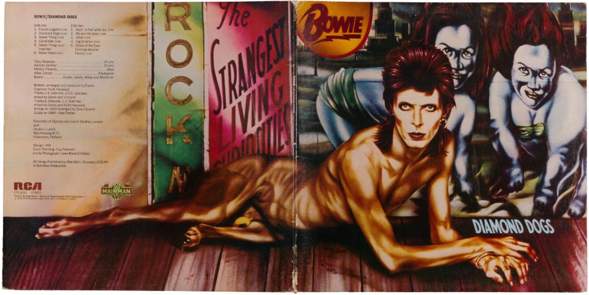 rawedgespassion's tweet image. Diamond Dogs meant so much to me because it was so weird and out there...away from the glam...Candidate was on permanent repeat for me...David Bowie was experimental...and went to really strange places all the time...so grateful to him in so many ways...but most of all it was his…