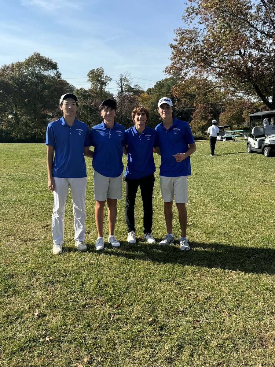 The Sherwood Co-Ed golf team finishes in 6th place in the 3A/4A Maryland State Championship today at University of Maryland. 
Corey Abod - 74
Evan Bonnett - 77
CJ Tonnesen - 80
Yitian Xie - 81
What a great season!