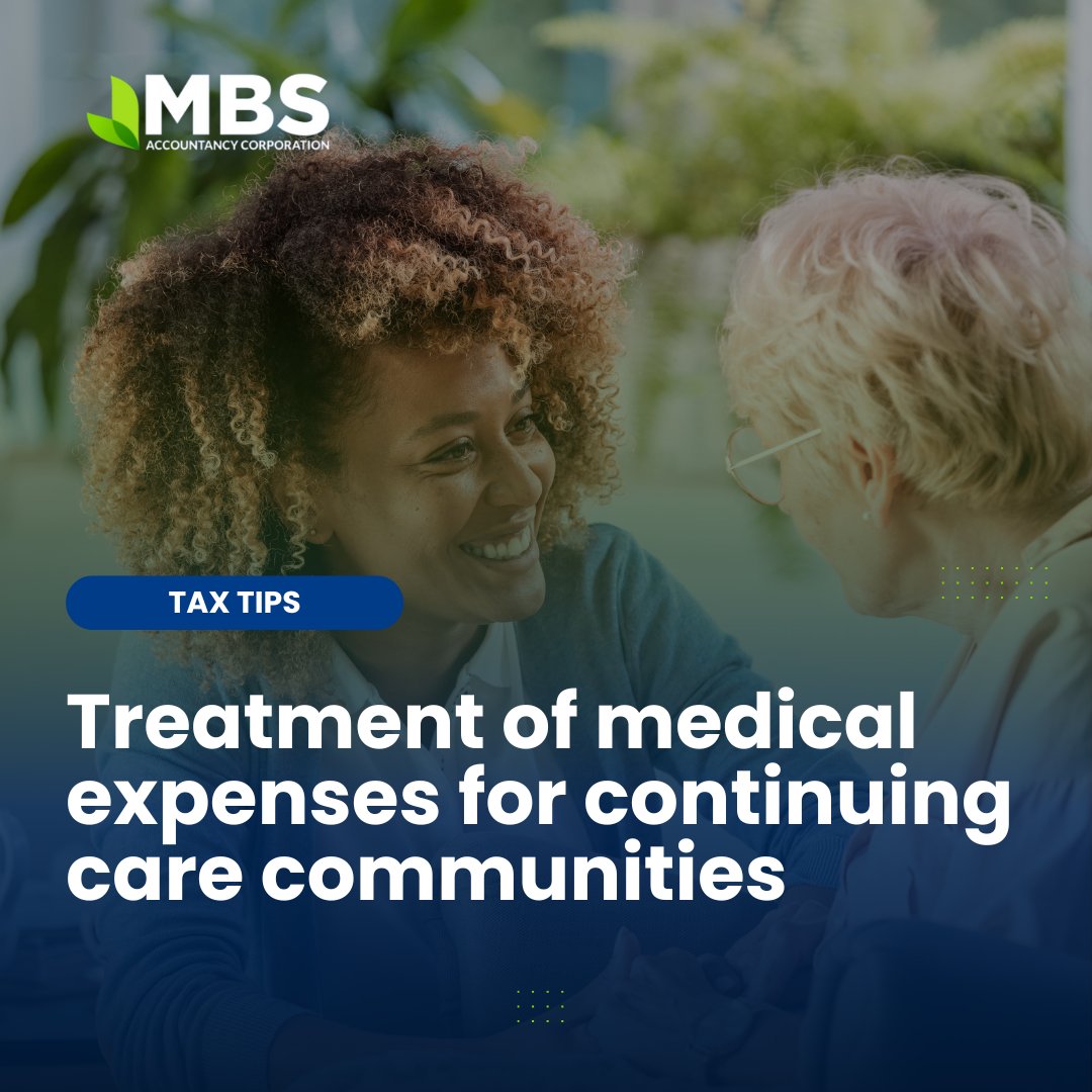 You may be able to include a part of a life care fee or founder's fee (aka, entrance fee) in your medical costs that you pay either monthly or as a lump sum under an agreement with a continuing care retirement community. 

We cover more details here: mbs.cpa/deducting-medi…
