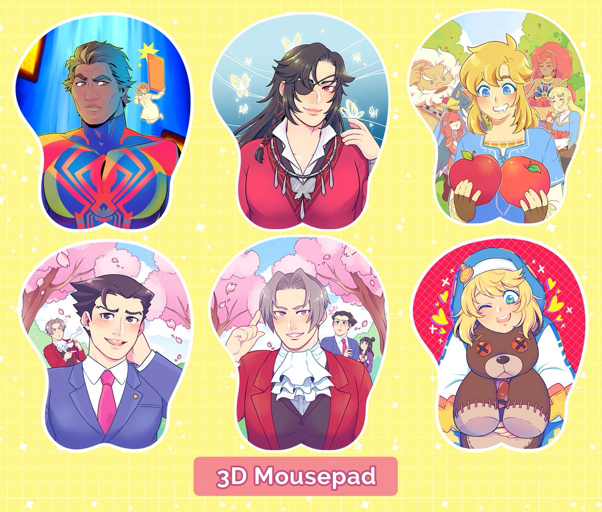 All my mousepads are back in stock! ^w^
Also, my shop will be closed from November 8th - 27th so if you wanted to get something for the holidays nows the time<33 They all have free shipping too. Thank you so much for your continued support! Get there here: etsy.com/shop/FuranStor…