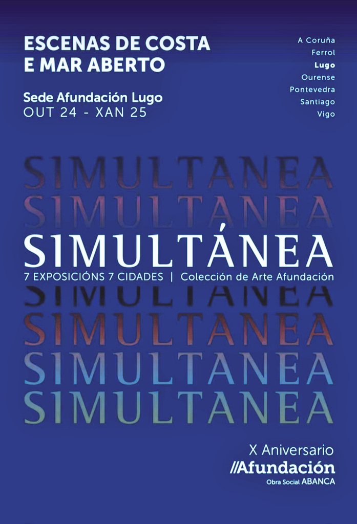 Siete exposiciones en siete ciudades.
Artistas en la colección Abanca