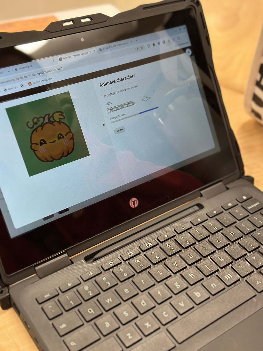 Thrilled to work with an amazing group of <a href="/APSHoward/">David T. Howard Middle School</a> SS on some serious app-smashing! We took animations from <a href="/AdobeExpress/">Adobe Express</a> and imported them into <a href="/CanvaEdu/">Canva Education</a>, where students brought their characters to life with sound and elements. <a href="/APSInstructTech/">APS IT Department</a>