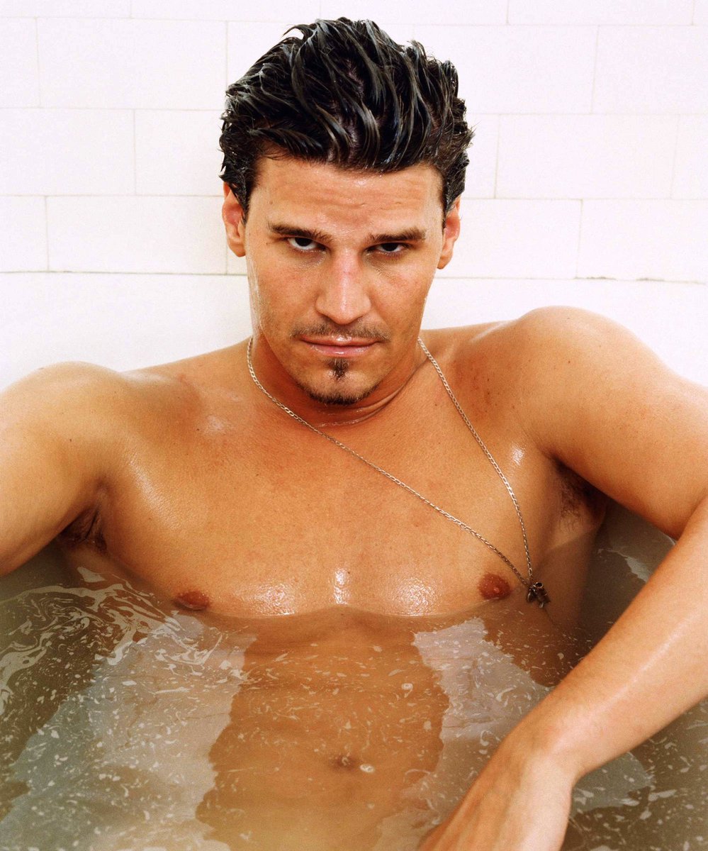 devjenner's tweet image. david boreanaz by isabel snyder 1999
