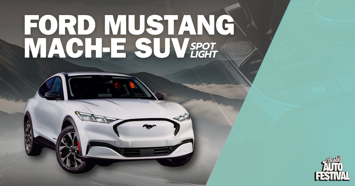 AustinAutoFest's tweet image. The future is electric! ⚡️ Test drive the Ford Mustang Mach-E at the Austin Auto Festival. Experience instant torque &amp;amp; zero emissions Nov 16-17 at Q2 Stadium. Test drives both days! 🎟️ austinautofest.com/tickets/