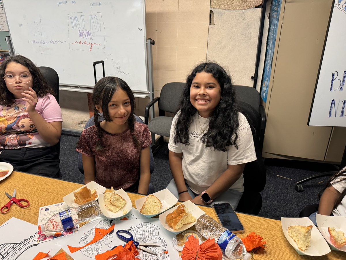<a href="/VIDASHARKS/">VIDA (6-8 Magnet)</a> celebrating Día de Los Muertos by building an altar. We had a wonderful time with students, parents, and staff as we honored loved ones, partaking in traditions like eating Pan de Muerto, making marigolds and more!