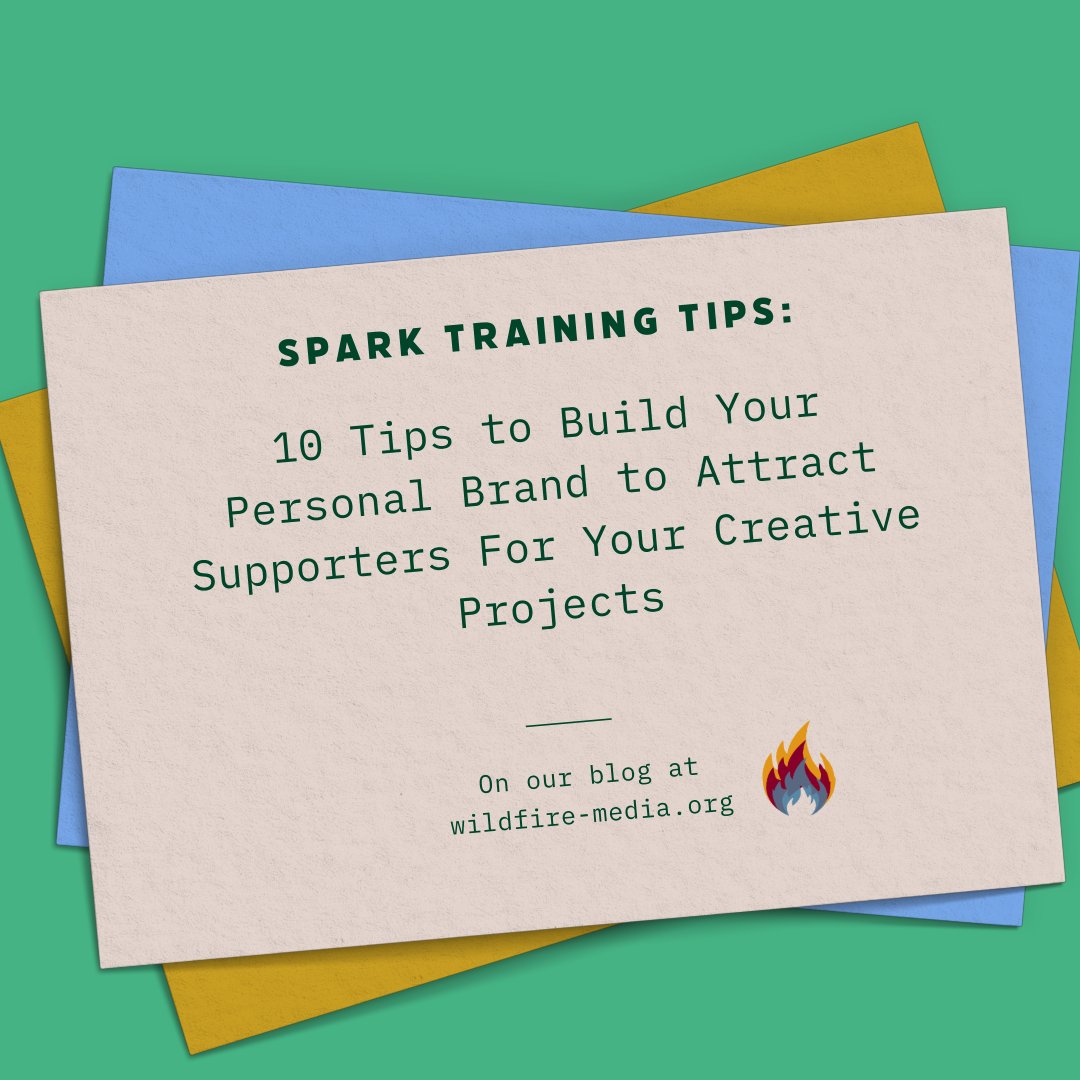 Wildfire_npo's tweet image. Our latest #10Tips is out! How to Build Your Personal Brand to Support Your Project via our #SparkTraining program. wildfire-media.org/blog/10-tips-p…
.
#grantwriting #grants #nonprofit #grantwriter #fundraising #nonprofits #funding #wildfiremedia #proposals #grantpro #grant #npo