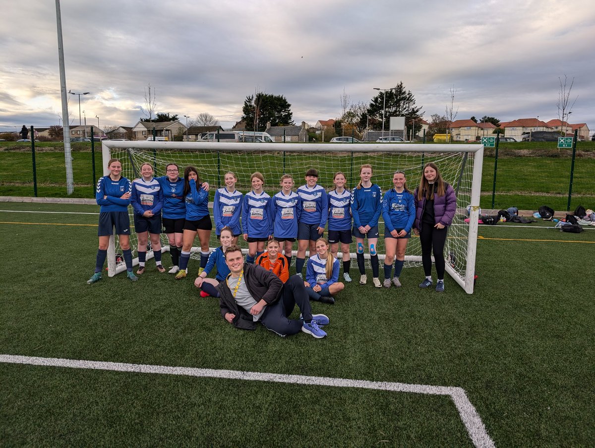 Well Done to both our girls football teams who competed in the Spar cup today! Our S1/2 team won all of their games and progressed to the next round of the tournament 😁👏