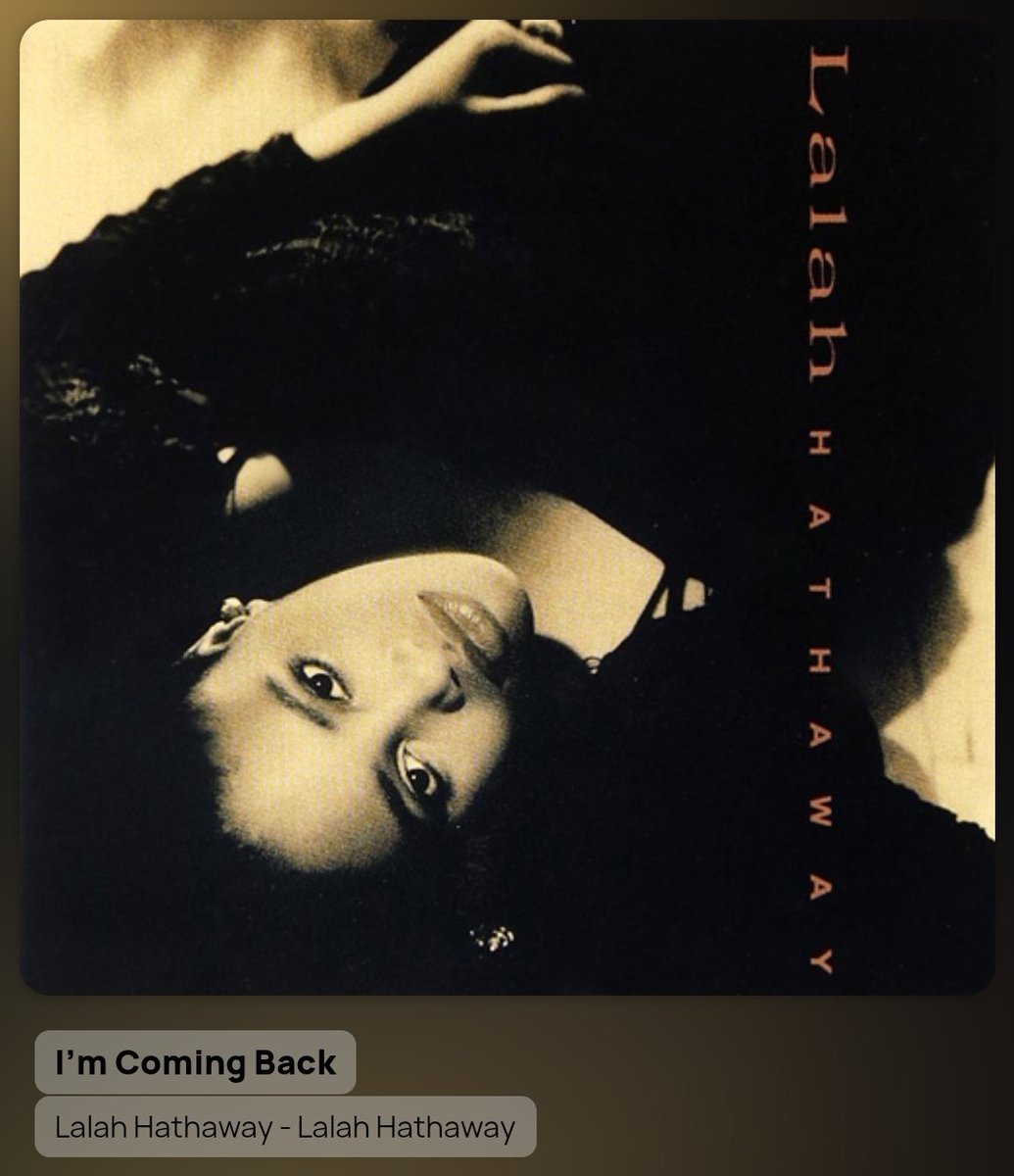 CeeRickForever's tweet photo. This album will never get old and this song will continue to be played on my stereo🎧🎶🎶🎶🎶🎶 (1990)
#LalahHathaway https://t.co/3l8yNTKJ62