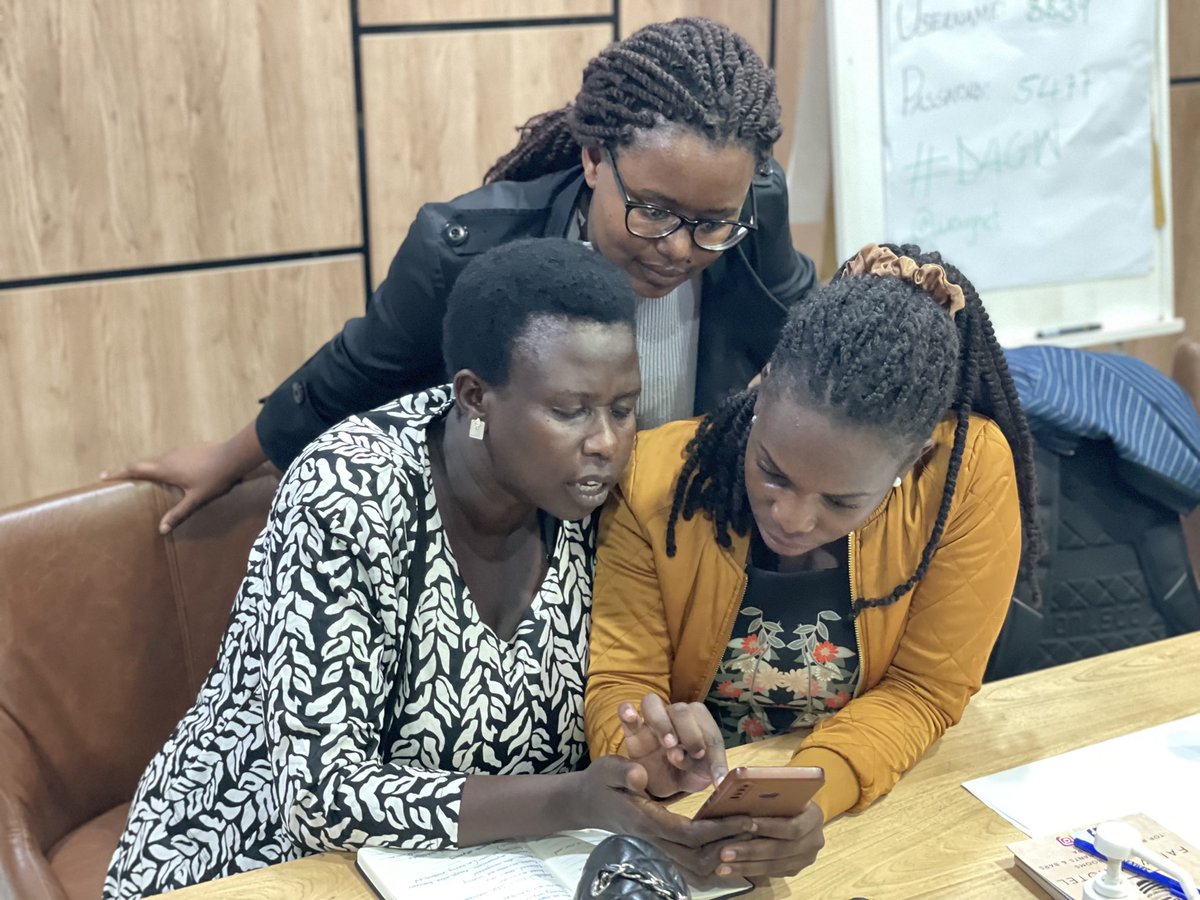 Whitney Nakanjako (@whitneynakanja4) on Twitter photo I’m glad to have participated in a two days TOT training workshop <a href="/wougnet/">Women of Uganda Network</a> which focused on the intersection of gender and technology, the gender digital divide and the factors that limit men and women from full participation in embracing technology.
<a href="/EnabelinUganda/">Enabel in Uganda</a>
#D4GW
#A21 I’m glad to have participated in a two days TOT training workshop <a href="/wougnet/">Women of Uganda Network</a> which focused on the intersection of gender and technology, the gender digital divide and the factors that limit men and women from full participation in embracing technology.
<a href="/EnabelinUganda/">Enabel in Uganda</a>
#D4GW
#A21