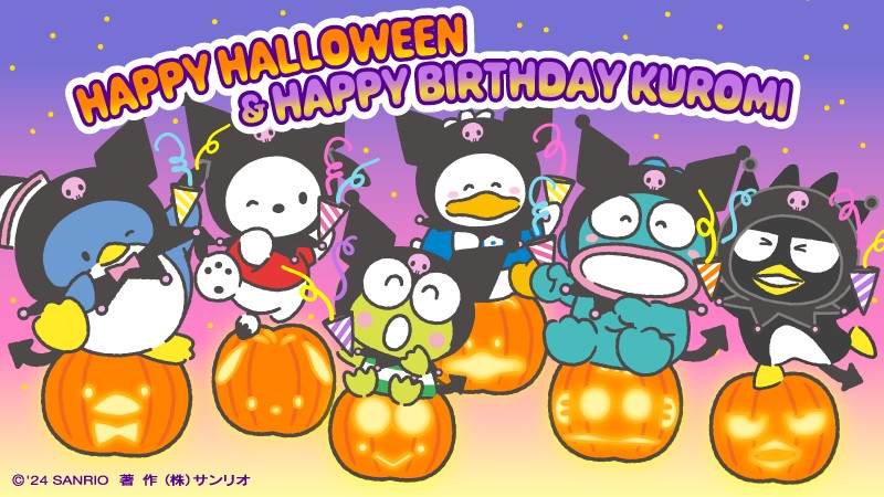 ペックル「ハッピーハロウィーン！」 けろっぴ「アーンド