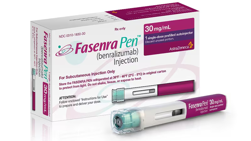 Aller_MD's tweet image. #Fasenra Approved in Europe  as an add-on treatment in adults with relapsing or #refractory #eosinophilic #granulomatosis with #polyangiitis (EGPA). Its original indication is as an add-on maintenance treatment in adults with severe #eosinophilic #asthma. medscape.com/viewarticle/fa…