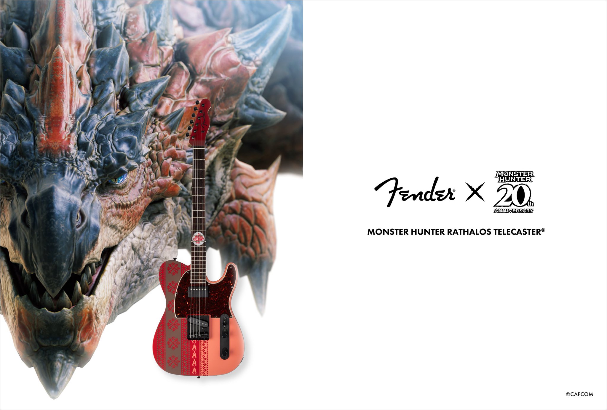 ギター Fender Limited Monster Hunter Rathalos gmmRMKrku64WSdcBgyCPYG.jpg