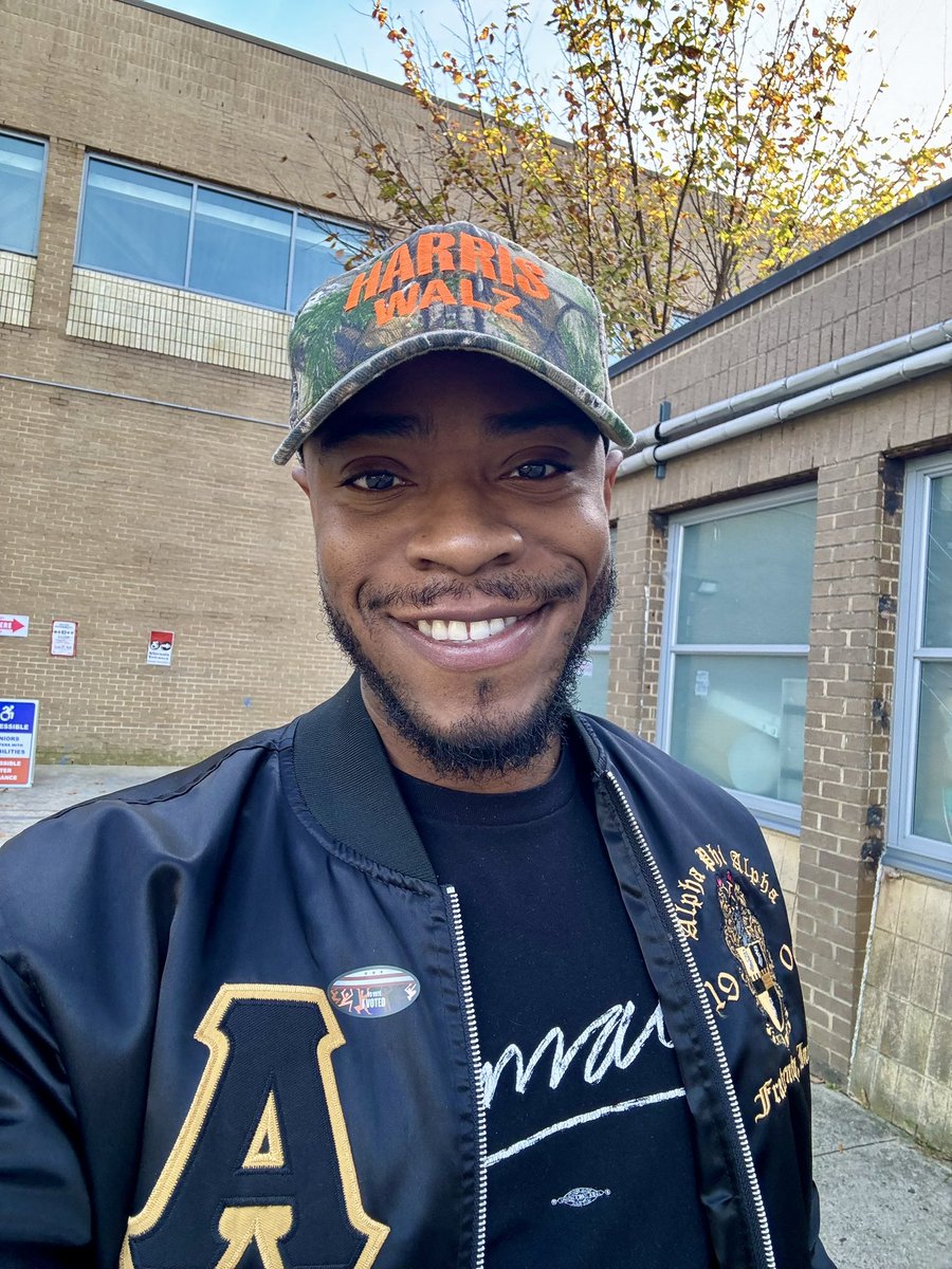 I was too young to vote for Obama, but trust and believe I got Kamala! 

#BlackMenForKamala #GoVote #AlphasVote